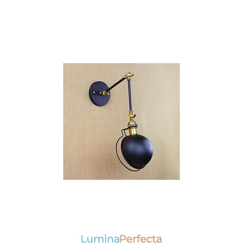 Industrial Retro Stil European Sat Caracter Iluminat Lampă decorativă de perete Braț de fier