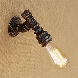 Caracteristică de pictură retro vintage rustică pentru aplice de perete cu lumină ambientală în stil mini