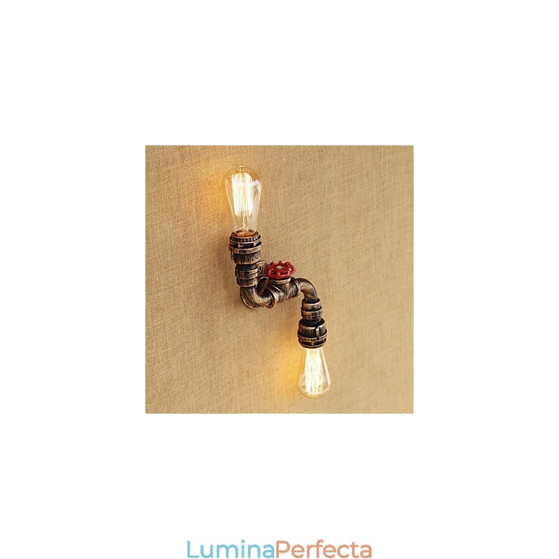 Caracteristică din alamă rustic Lodge Country pentru lumina ambientală în stil mini