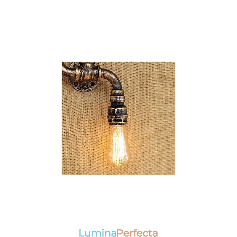 Caracteristică din alamă rustic Lodge Country pentru lumina ambientală în stil mini