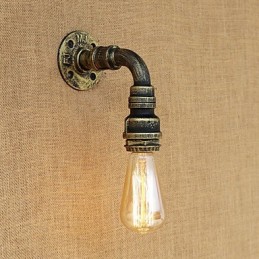 Caracteristică de pictură retro vintage rustică pentru aplice de perete cu lumină ambientală în stil mini