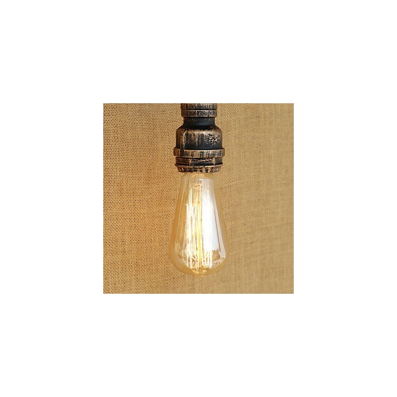 Caracteristică de pictură retro vintage rustică pentru aplice de perete cu lumină ambientală în stil mini