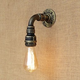 Caracteristică de pictură retro vintage rustică pentru aplice de perete cu lumină ambientală în stil mini
