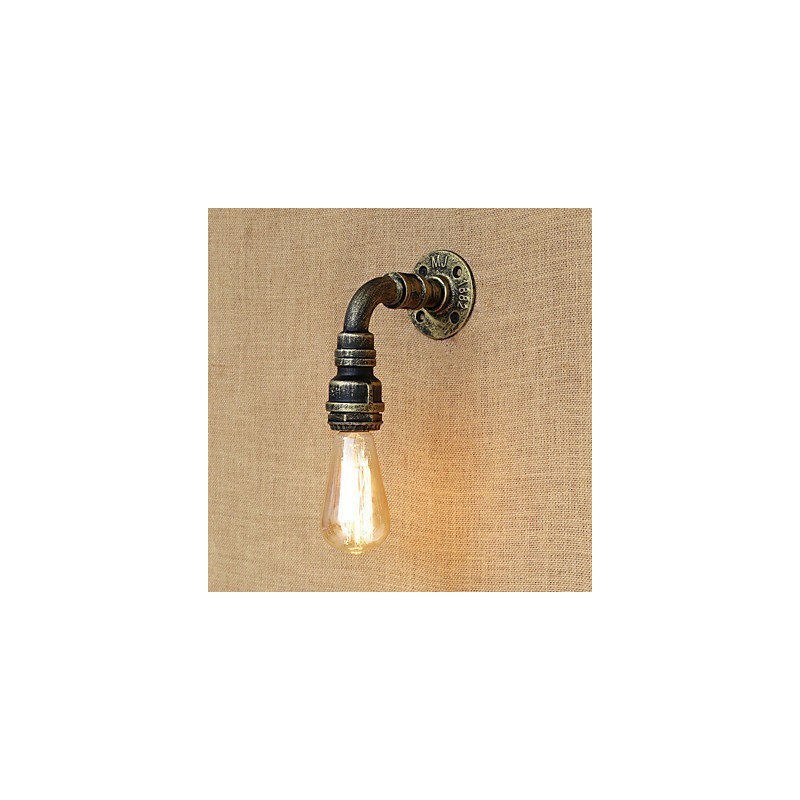 Caracteristică de pictură retro vintage rustică pentru aplice de perete cu lumină ambientală în stil mini