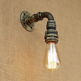 Caracteristică de pictură retro vintage rustică pentru aplice de perete cu lumină ambientală în stil mini
