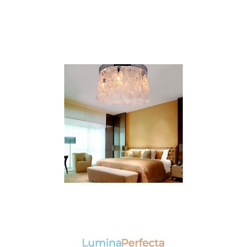 Suport încastrat cromat în stil mini cristal modern contemporan