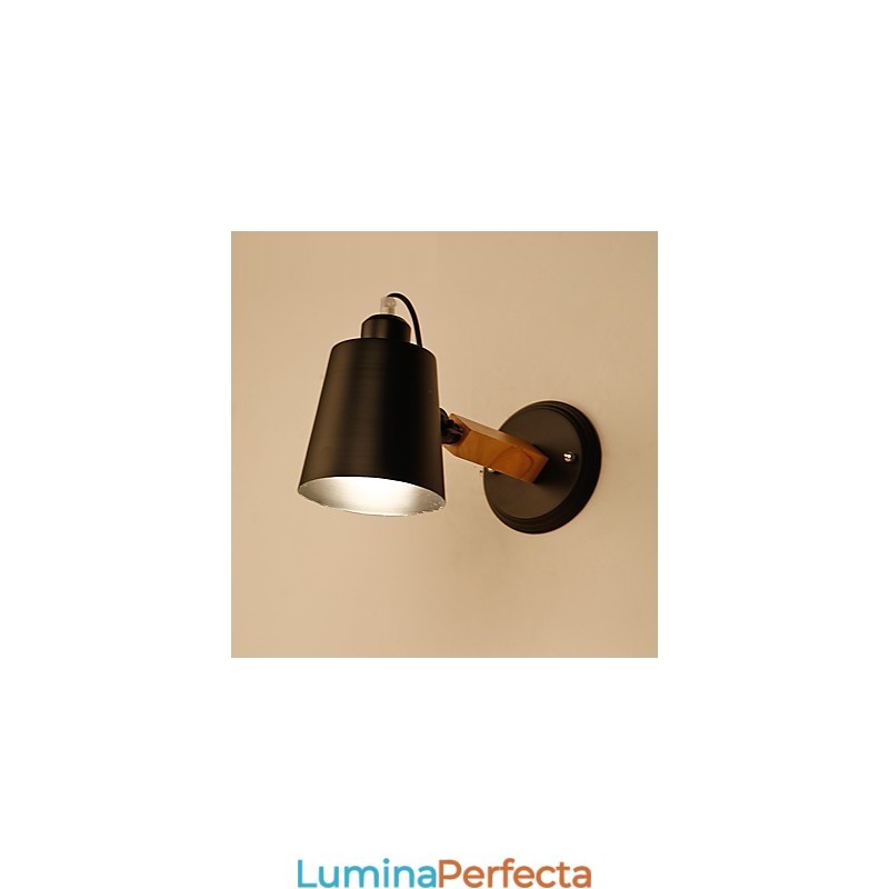 Vintage Lemn Art Deco Metal Metal Rustic Applique Sufragerie Sufragerie Coridor Applic Negru Alb Optional