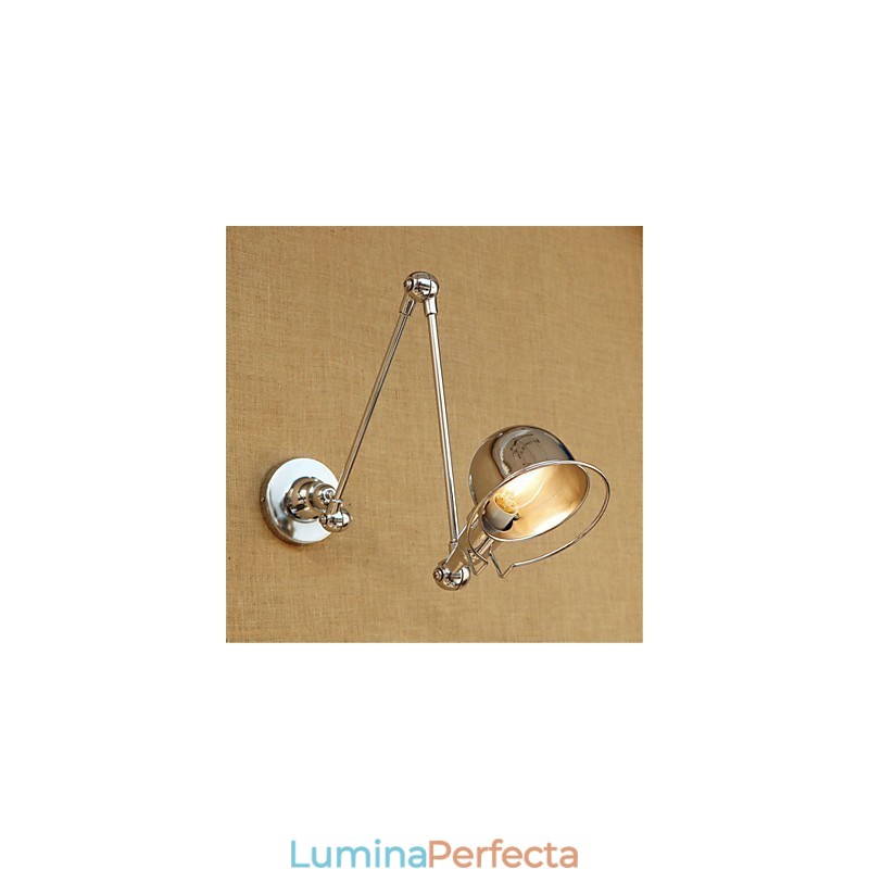 Modern Contemporan Country Chrome Caracteristică pentru protecția ochilor cu braț oscilant Lumină în jos Perete cu braț oscilant