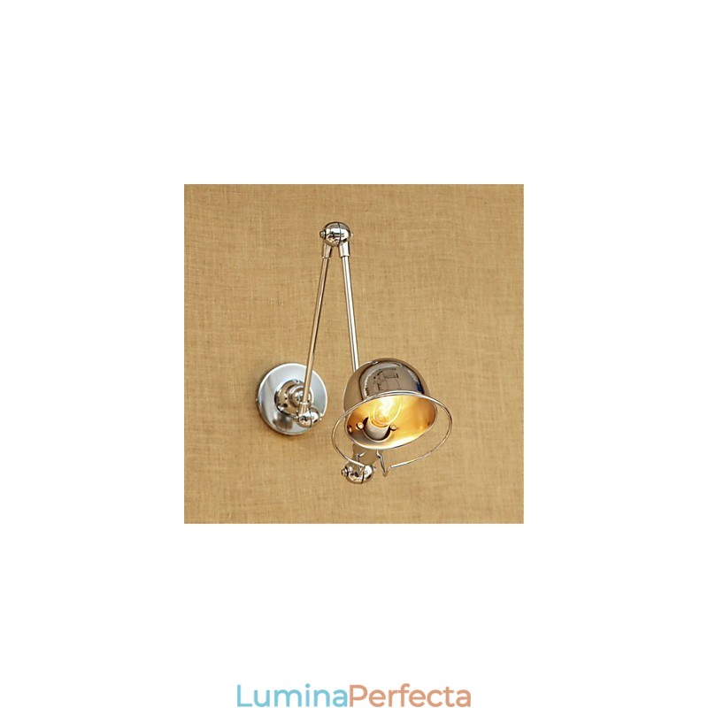 Modern Contemporan Country Chrome Caracteristică pentru protecția ochilor cu braț oscilant Lumină în jos Perete cu braț oscilant