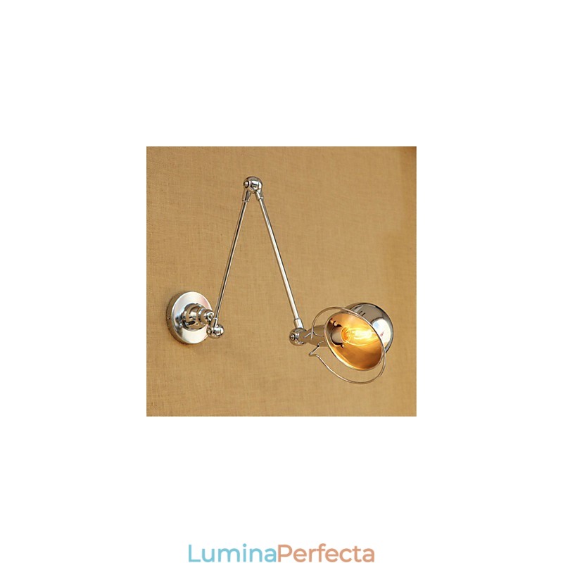 Modern Contemporan Country Chrome Caracteristică pentru protecția ochilor cu braț oscilant Lumină în jos Perete cu braț oscilant