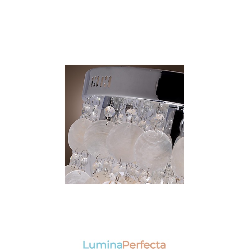Suport încastrat cromat în stil mini cristal modern contemporan
