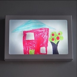 Funcție integrată de pictură modernă contemporană modernă contemporană pentru aplice de perete cu lumină ambientală