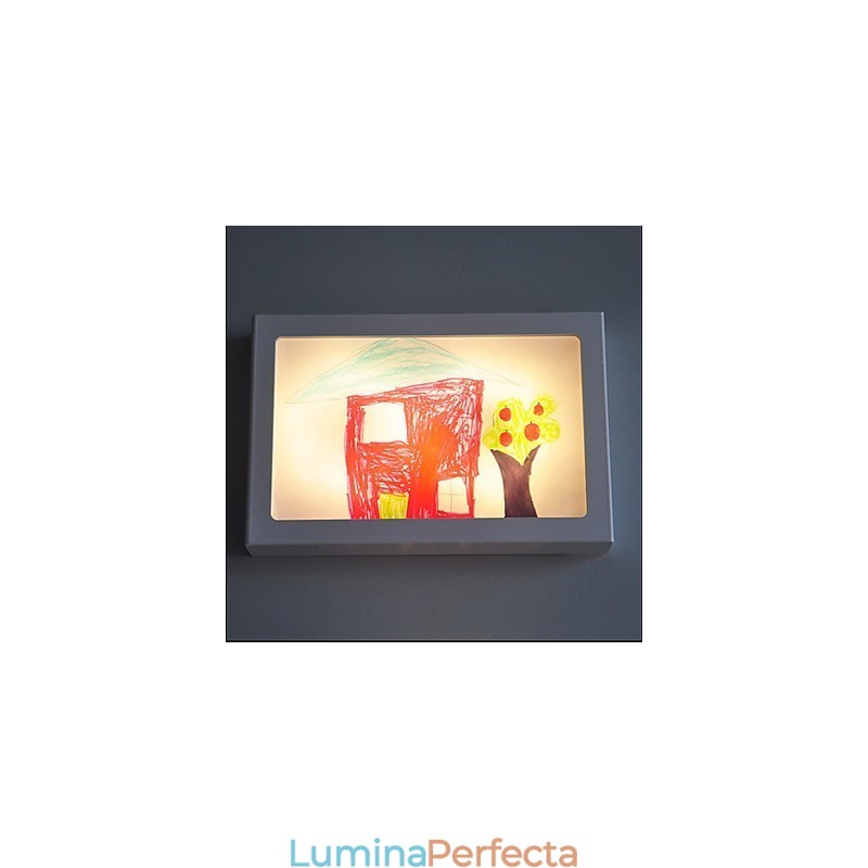 Funcție integrată de pictură modernă contemporană modernă contemporană pentru aplice de perete cu lumină ambientală