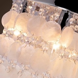 Suport încastrat cromat în stil mini cristal modern contemporan