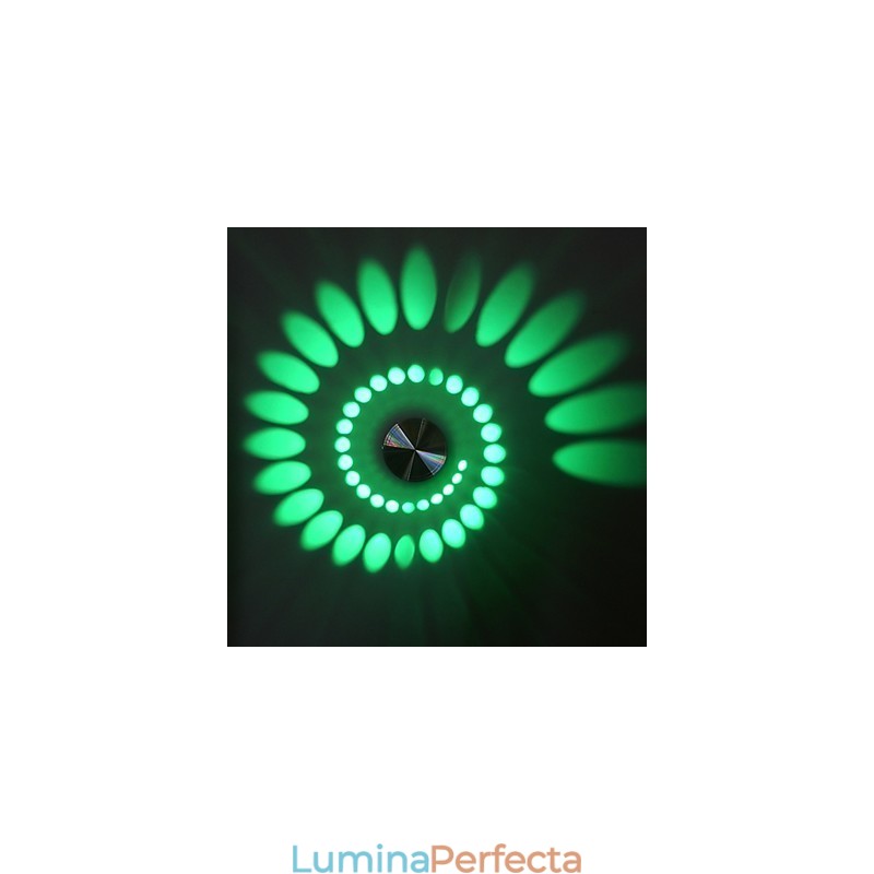 Lampă de perete modernă din aluminiu integrată