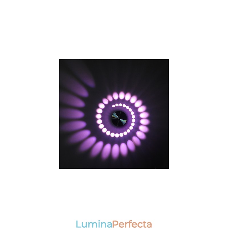 Lampă de perete modernă din aluminiu integrată