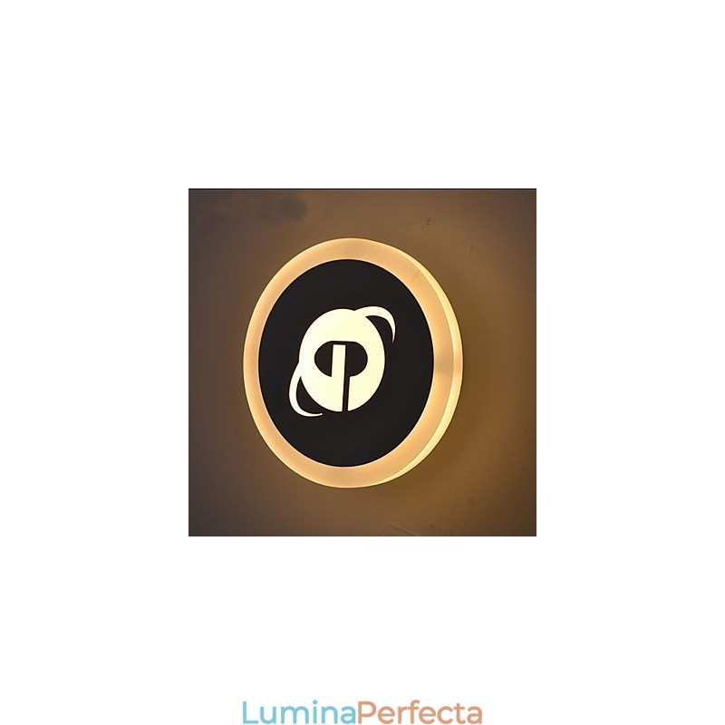 Funcție integrată de pictură modernă contemporană modernă contemporană pentru aplice de perete cu lumină ambientală