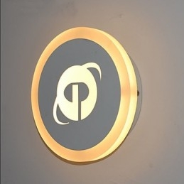 Funcție integrată de pictură modernă contemporană modernă contemporană pentru aplice de perete cu lumină ambientală