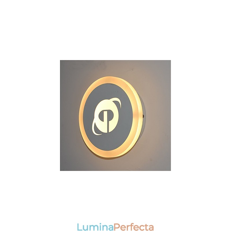 Funcție integrată de pictură modernă contemporană modernă contemporană pentru aplice de perete cu lumină ambientală