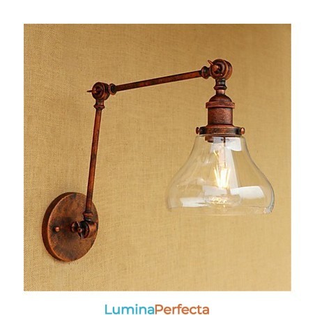Caracteristică galvanizată retro de țară pentru protecția ochilor în stil mini Lumină ambientală Perete de lumini cu braț oscilant Caracteristică galvanizată retro de țară pentru protecția ochilor în stil mini Lumină ambientală Perete de lumini cu braț oscilant