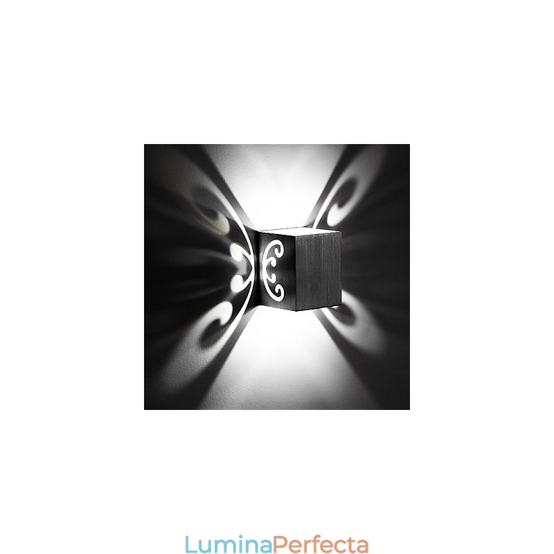 Lampă de perete modernă din aluminiu cu montare încadrată Decorează lumini de perete