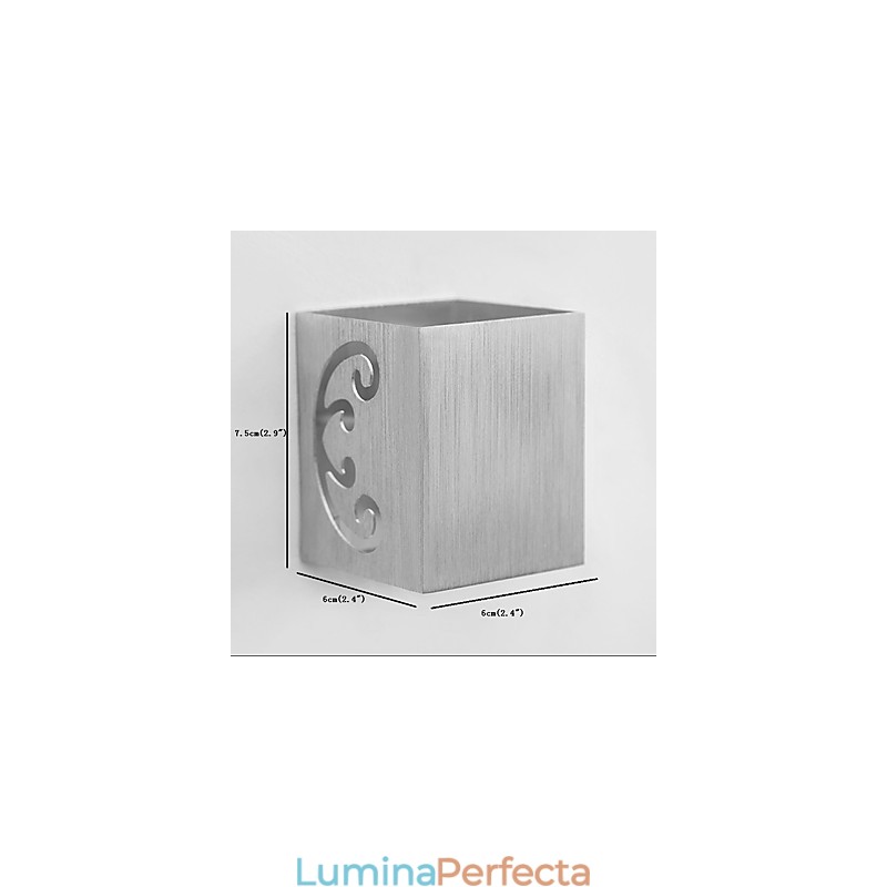 Lampă de perete modernă din aluminiu cu montare încadrată Decorează lumini de perete