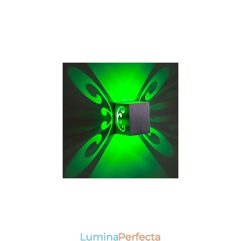 Lampă de perete modernă din aluminiu cu montare încadrată Decorează lumini de perete