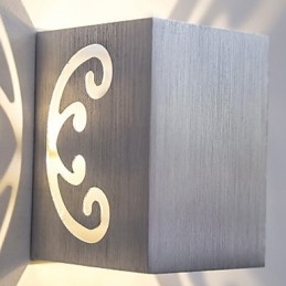 Lampă de perete modernă din aluminiu cu montare încadrată Decorează lumini de perete