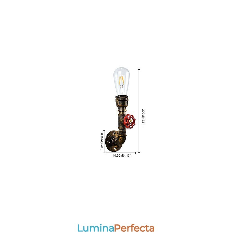 Aplice Aplice Perete Perete Fier Lampă Dumb Neagră Lightsaber Lampă Pe Perete