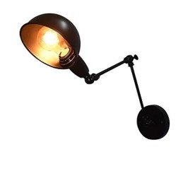 Lampă de perete pliabilă din fier de perete Buzz Dumb Black Lightsaber Lampă pe perete în stil european stil american