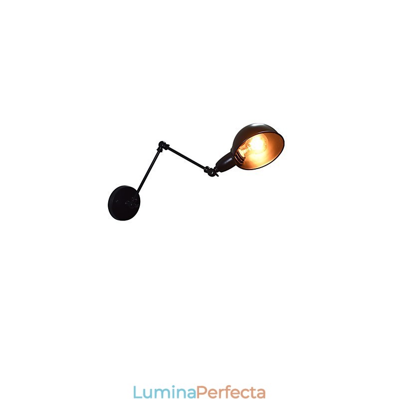 Lampă de perete pliabilă din fier de perete Buzz Dumb Black Lightsaber Lampă pe perete în stil european stil american
