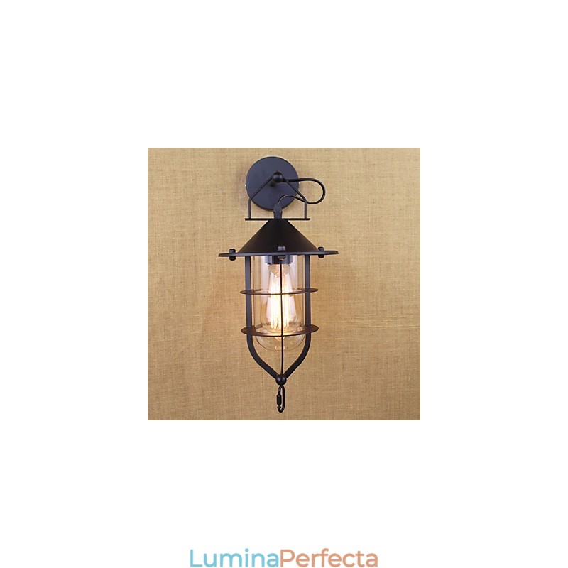 Caracteristică de pictură retro de la țară pentru aplice de perete cu lumină ambientală pentru protecția ochilor în stil mini