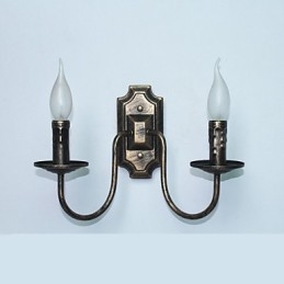 Lampă de perete retro, simplă, coridor, lampă cu cap dublu, dormitor, sufragerie, lampă de perete