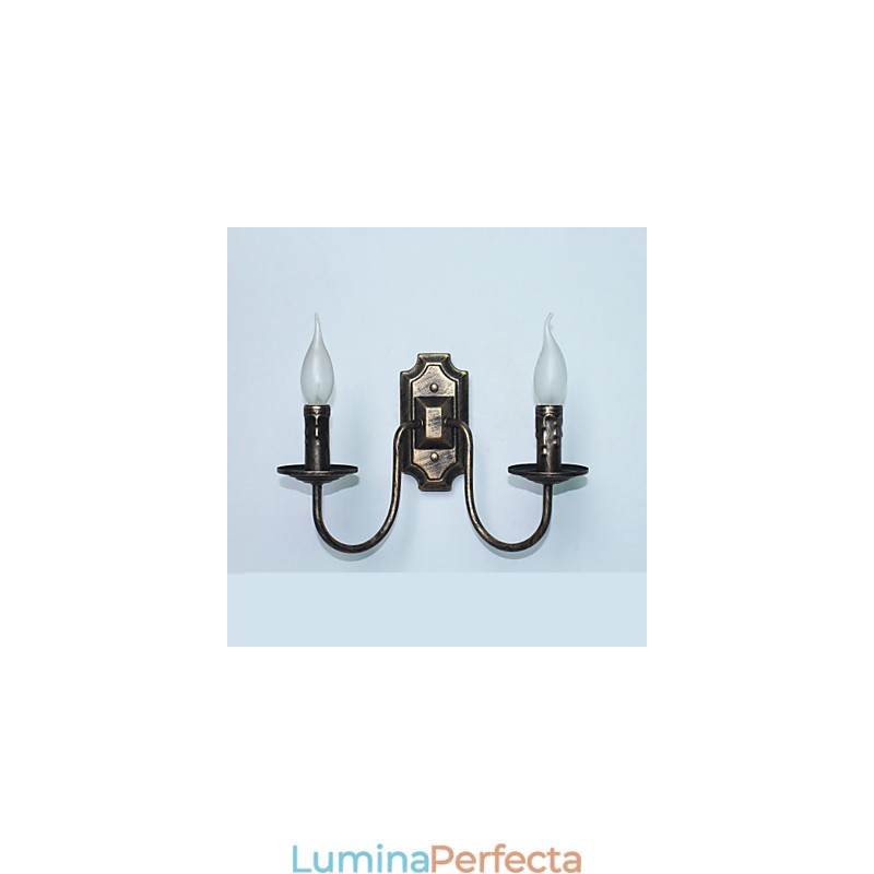 Lampă de perete retro, simplă, coridor, lampă cu cap dublu, dormitor, sufragerie, lampă de perete