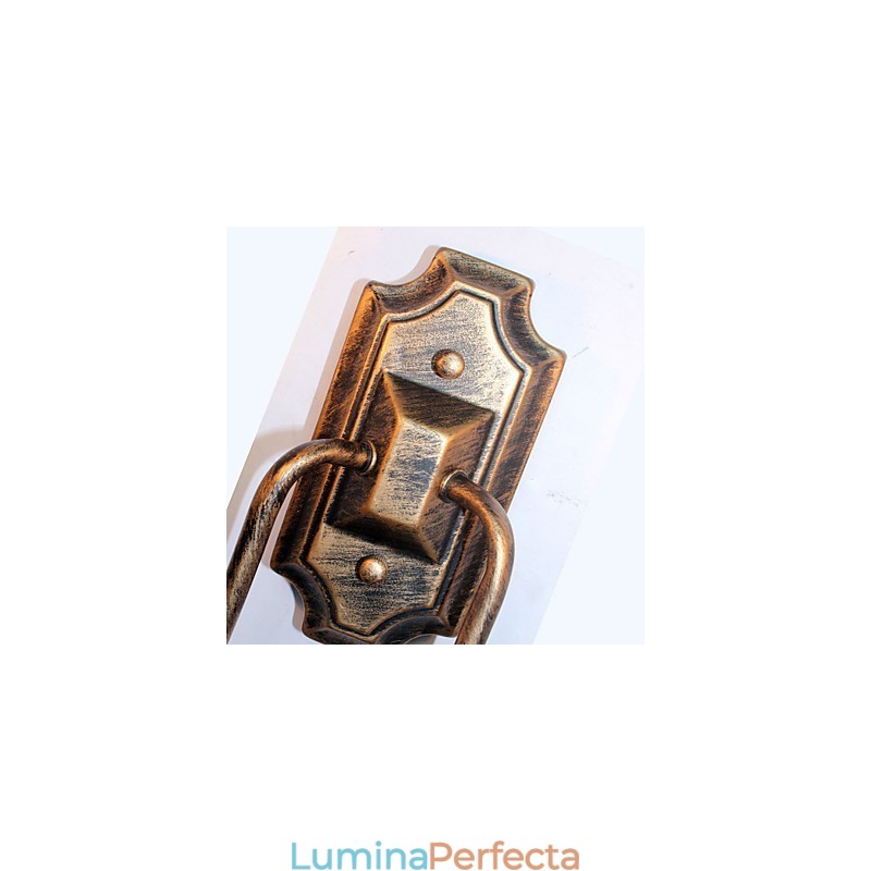 Lampă de perete retro, simplă, coridor, lampă cu cap dublu, dormitor, sufragerie, lampă de perete