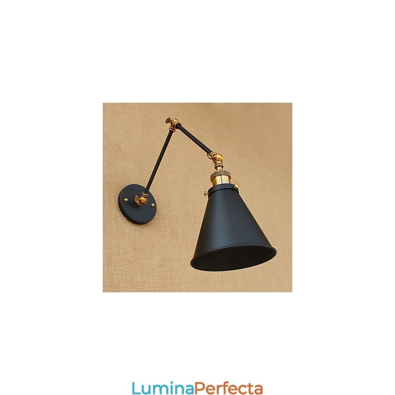 Lampă de perete din alamă, de epocă, industrială, de perete, iluminat pentru casă, decor interior, aplice de perete