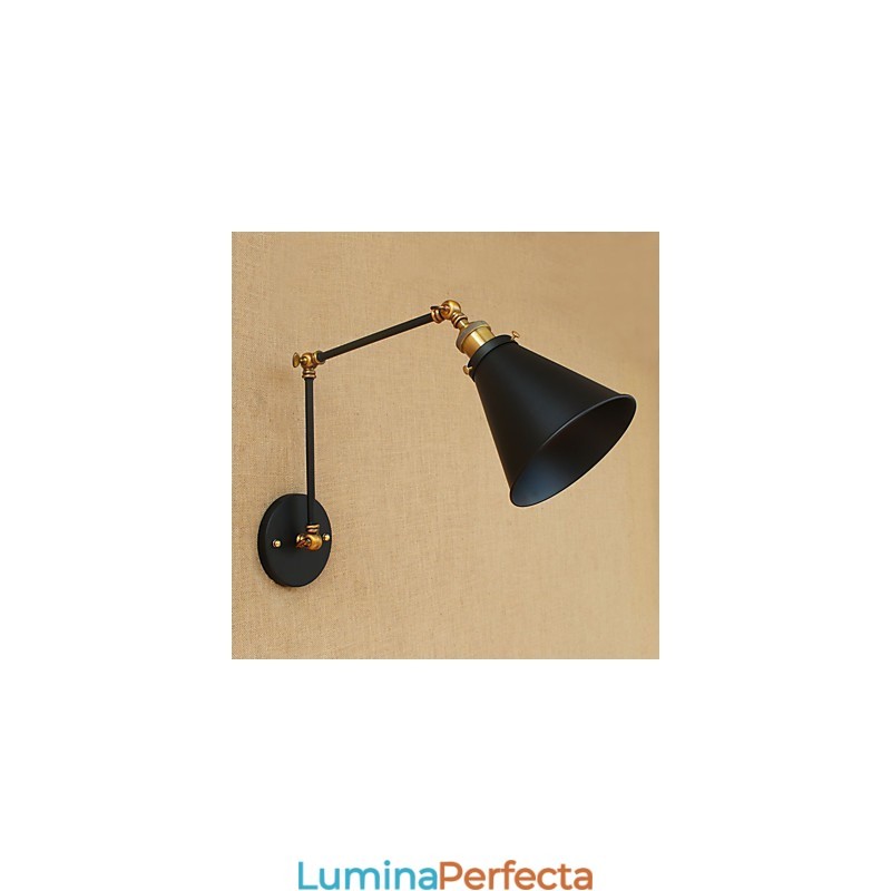 Lampă de perete din alamă, de epocă, industrială, de perete, iluminat pentru casă, decor interior, aplice de perete