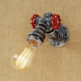 Caracteristică de pictură retro country pentru stil mini aplice de perete cu lumină ambientală
