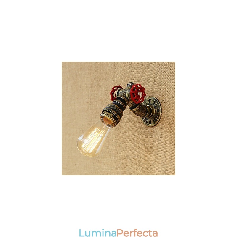 Caracteristică de pictură retro country pentru stil mini aplice de perete cu lumină ambientală