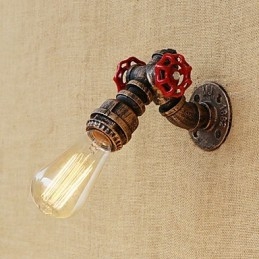 Caracteristică de pictură retro country pentru stil mini aplice de perete cu lumină ambientală