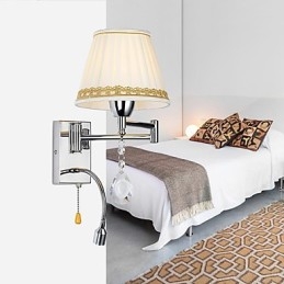 Modern Contemporan Rustic Lodge Modern Contemporan Country Crom Caracteristică pentru lampa de perete cu braț oscilant