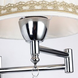 Modern Contemporan Rustic Lodge Modern Contemporan Country Crom Caracteristică pentru lampa de perete cu braț oscilant