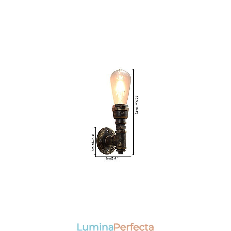 Aplice Aplice Perete Perete Fier Lampă Dumb Neagră Lightsaber Lampă Pe Perete