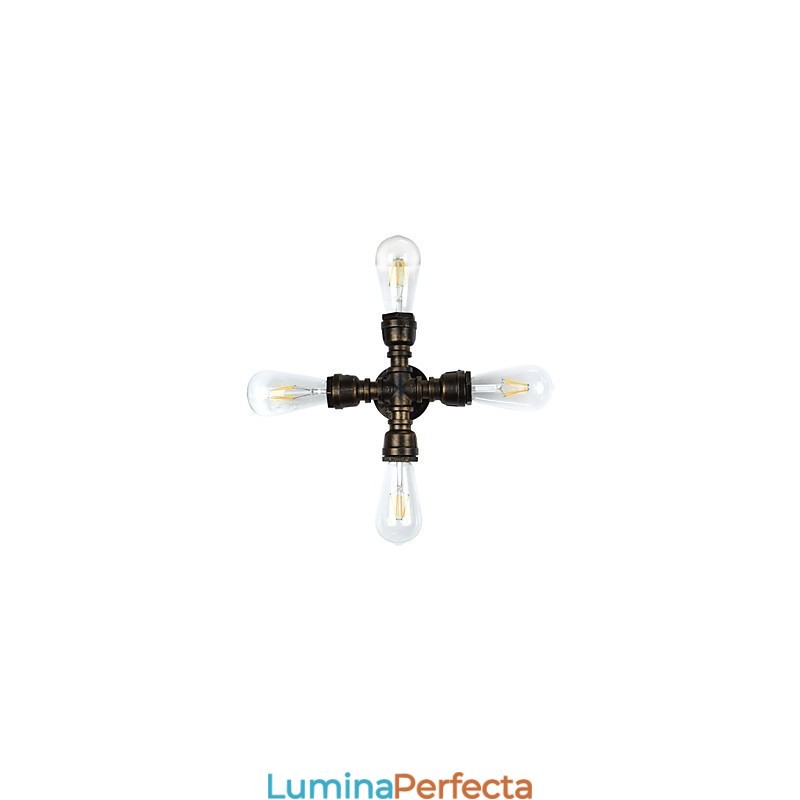 Rustic Lodge Tradițional Clasic Vechi Alamă Caracteristică pentru lumină ambientală Applique de perete