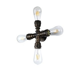 Rustic Lodge Tradițional Clasic Vechi Alamă Caracteristică pentru lumină ambientală Applique de perete