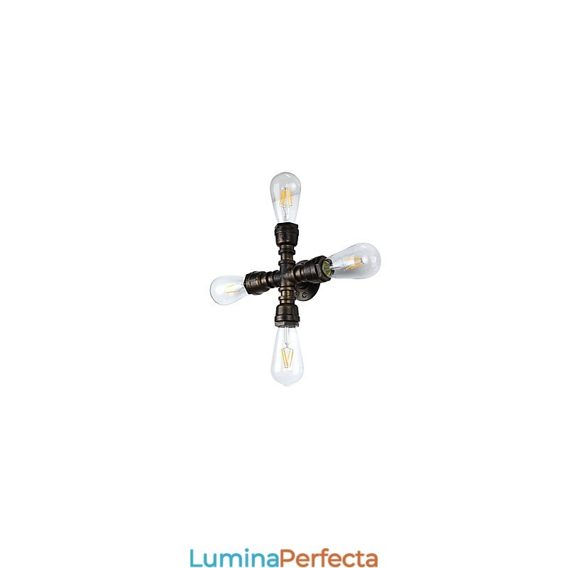 Rustic Lodge Tradițional Clasic Vechi Alamă Caracteristică pentru lumină ambientală Applique de perete