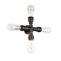Rustic Lodge Tradițional Clasic Vechi Alamă Caracteristică pentru lumină ambientală Applique de perete