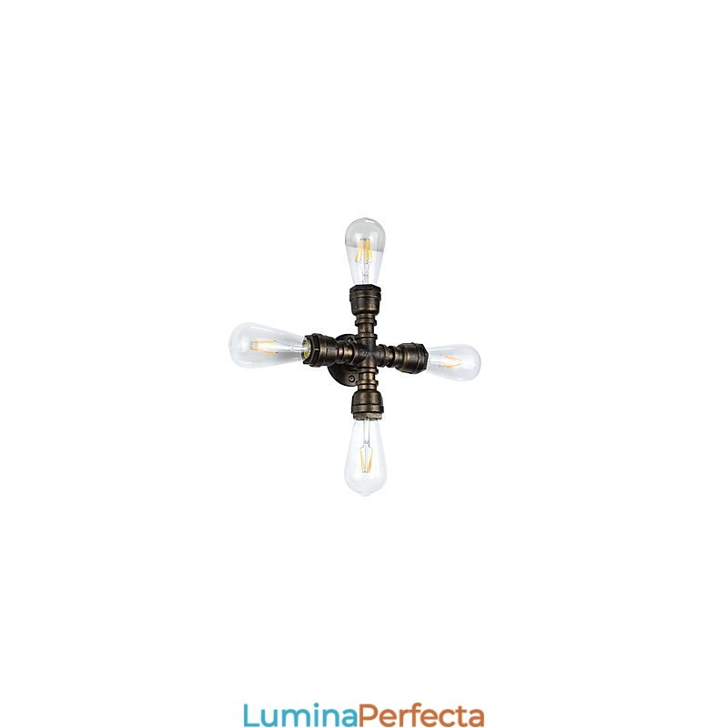 Rustic Lodge Tradițional Clasic Vechi Alamă Caracteristică pentru lumină ambientală Applique de perete