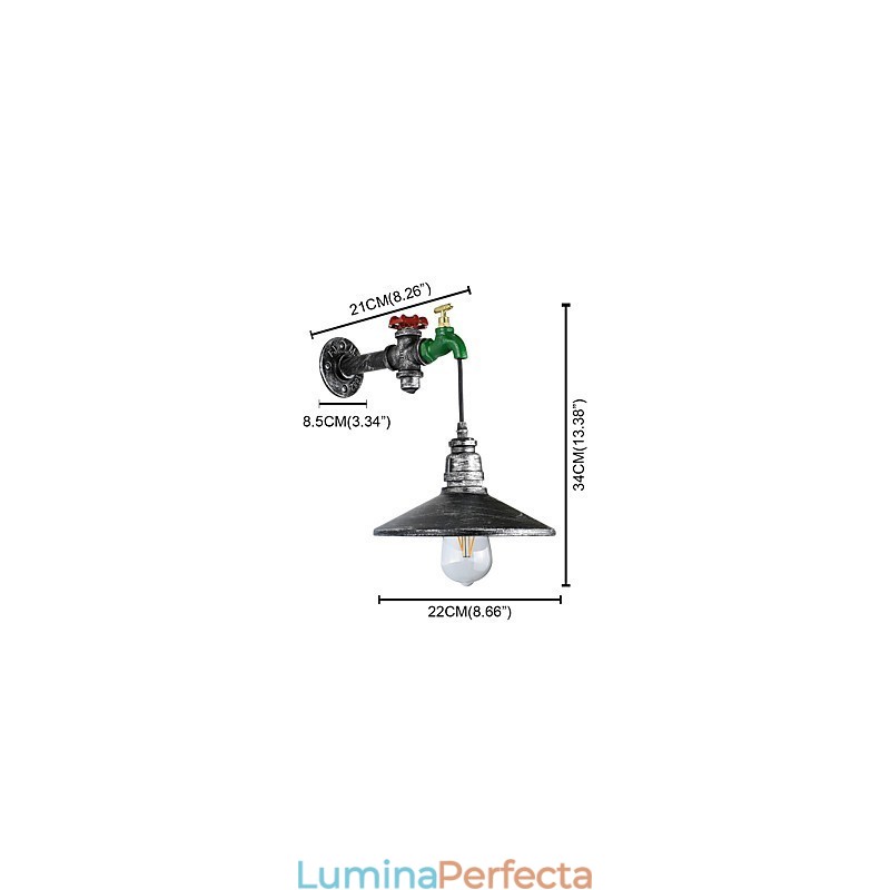 Aplic de perete Pictură de perete rustic Lodge Caracteristică pentru lumina ambientală Aplice de perete Aplice
