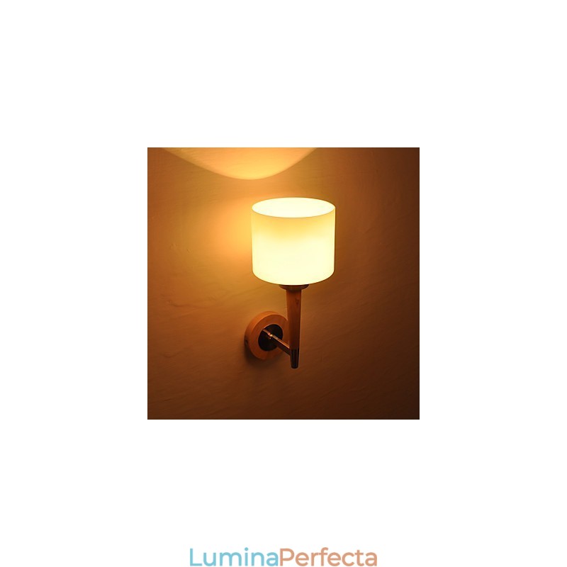 Aplică de perete din sticlă Caracteristică pentru lumina ambientală în stil mini Aplice de perete